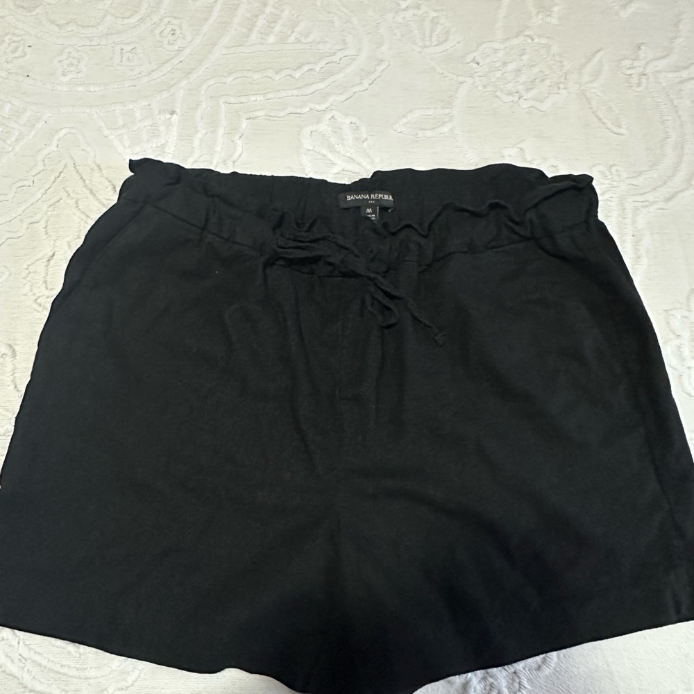 Banana Republic High Waist Black Shorts